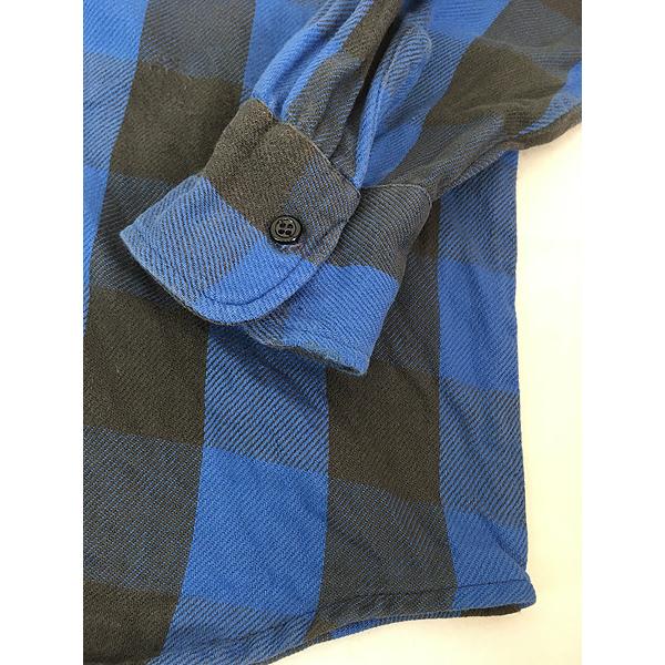 古着 70-80s FIVE BROTHER? ブルー × ブラック ブロック 古着 70-80s FIVE BROTHER? ブルー × ブラック ブロック