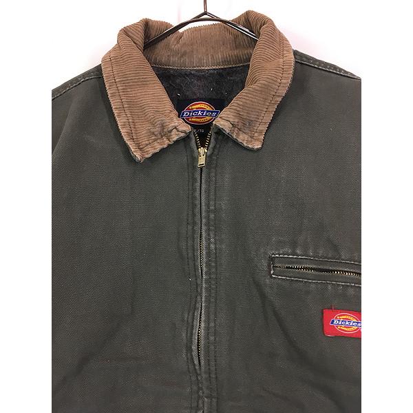 古着 00s Dickies ブランケット ライナー MOS モスグリーン ダック