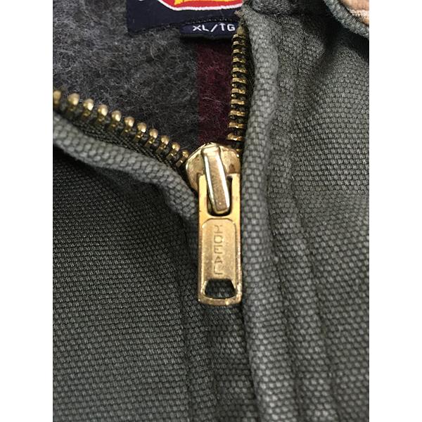 古着 00s Dickies ブランケット ライナー MOS モスグリーン ダック