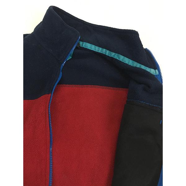 古着 16s Patagonia バイカラー スナップT フリース ベスト M