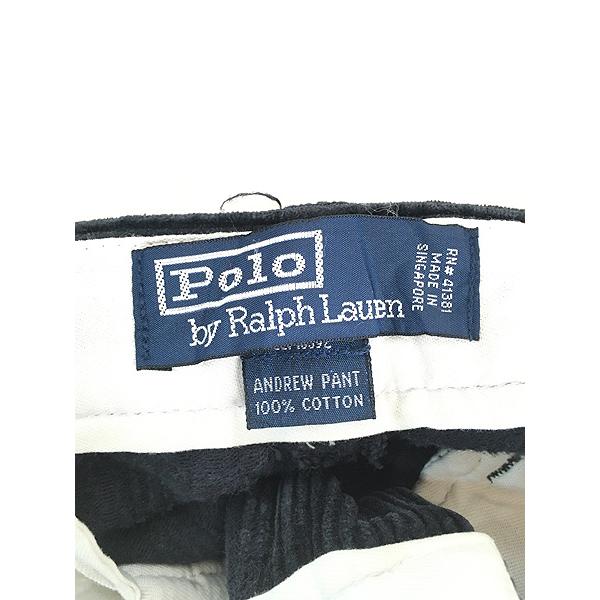 古着 Polo Ralph Lauren 「ANDREW PANT」 太畝 コーデュロイ タック 