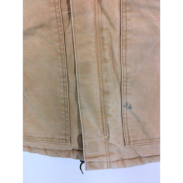 古着 90s Carhartt ブラウン ダック パデット トラディショナル コート