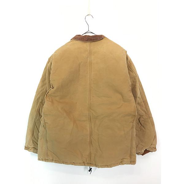 古着 90s Carhartt ブラウン ダック パデット トラディショナル