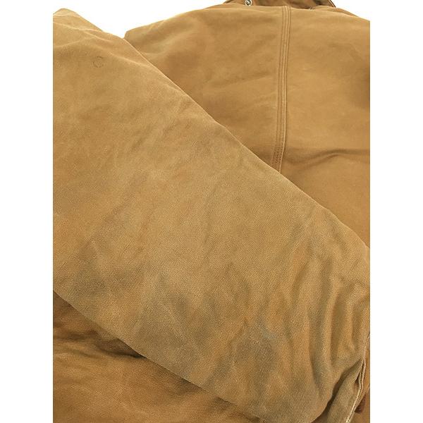 古着 90s USA製 Carhartt ブラウン ダック パデット トラディショナル