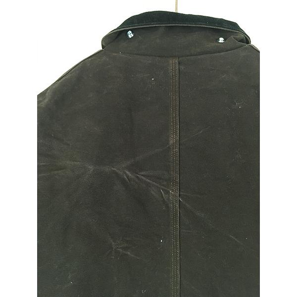 古着 Carhartt ダーク ブラウン ダック パデット トラディショナル