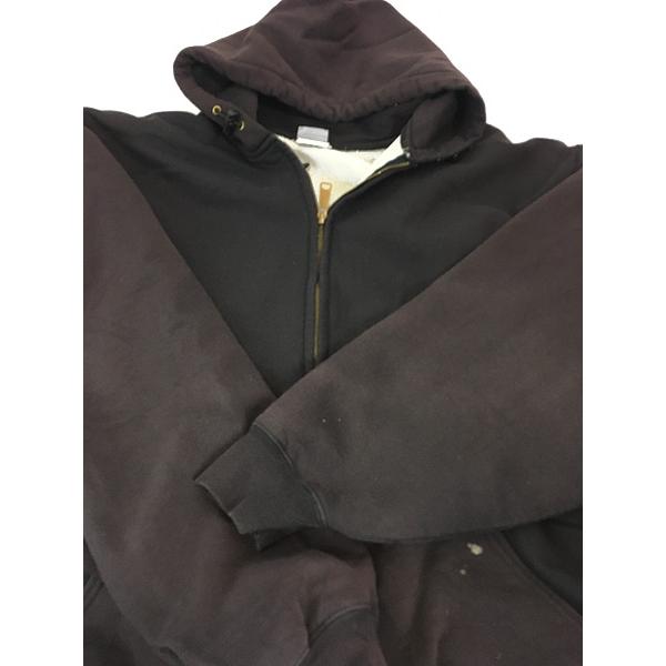 古着 90s Carhartt 裏地 メッシュ ワンポイント 刺しゅう スウェット