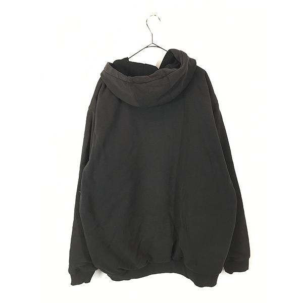 古着 90s- Carhartt 裏地 メッシュ ワンポイント パッチ スウェット