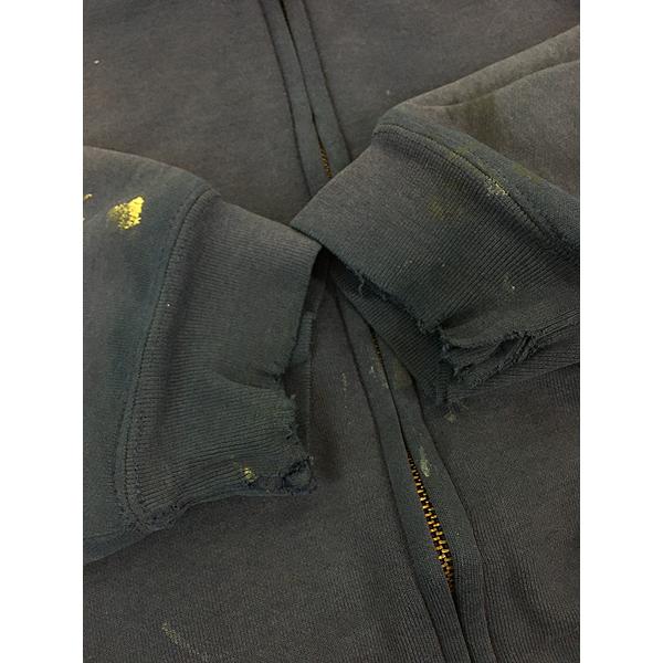 古着 90s- Carhartt 裏地 メッシュ ワンポイント パッチ ペンキ