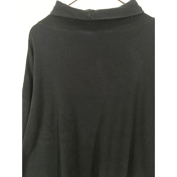 古着 90s Carhartt ワンポイント 刺しゅう タートルネック 長袖