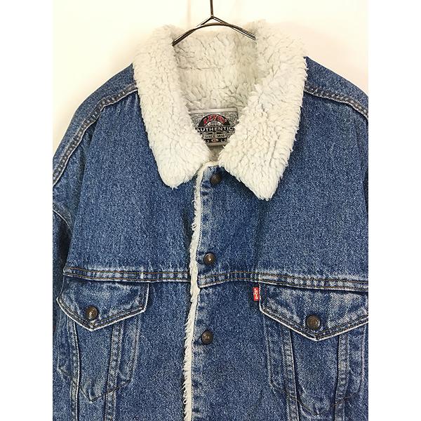 古着 90s Levi's ハンド ポケット付 ビッグシルエット ブルー デニム