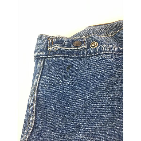 古着 90s Levi's ハンド ポケット付 ビッグシルエット ブルー デニム