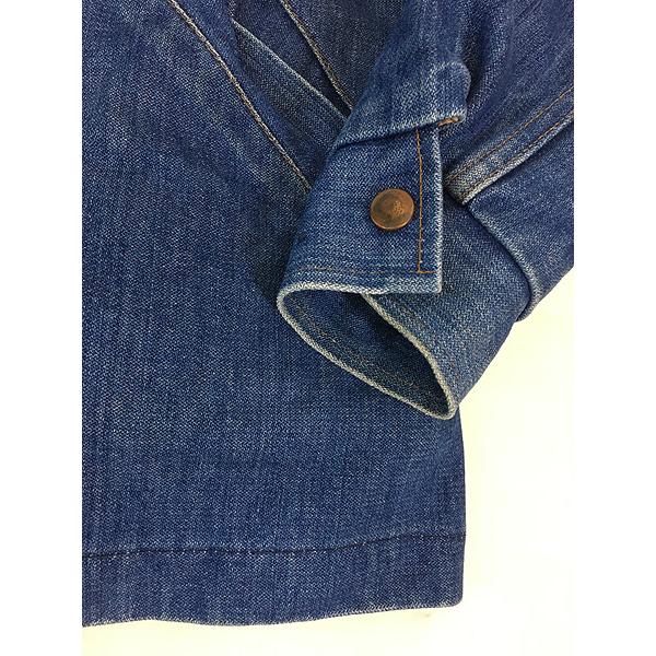 古着 70s USA製 Wrangler 「Wrange Coat」 濃紺 デニム ボア ランチ