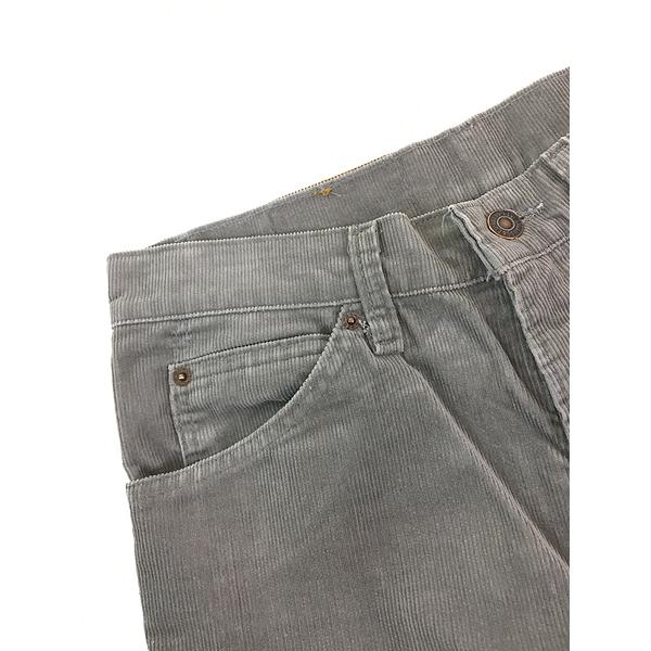 古着 80s USA製 Levi's 517-1555 グレー コーデュロイ パンツ コーズ