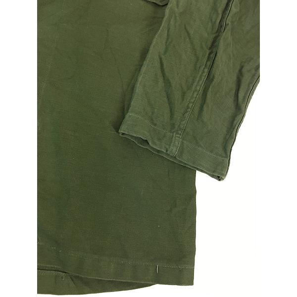 古着 60s 米軍 US 「1st 後期」 100% コットン サテン ミリタリー