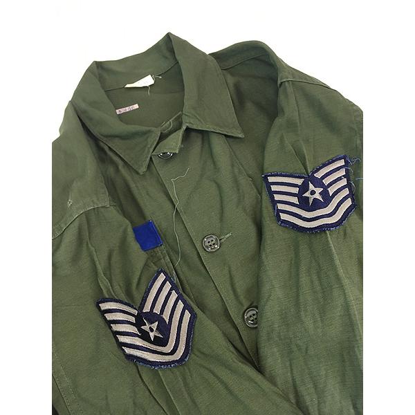 古着 60s 米軍 US 「1st 後期」 100% コットン サテン ミリタリー