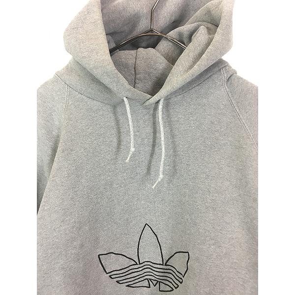 古着 90s USA製 adidas BIG トレフォイル 刺しゅう ラグラン