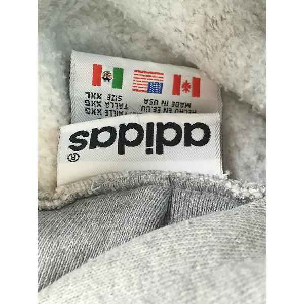 古着 90s USA製 adidas BIG トレフォイル 刺しゅう ラグラン