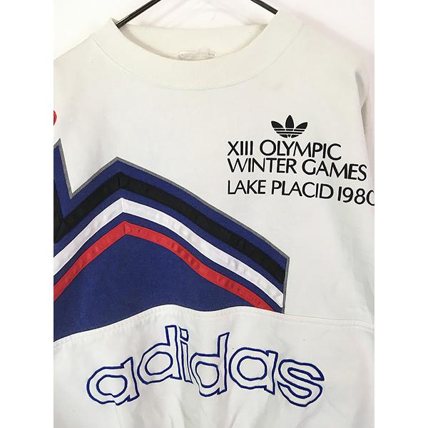 古着 80s adidas LAKE PLACID レークプラシッド 冬季 五輪 古着 80s adidas LAKE PLACID レークプラシッド 冬季 五輪