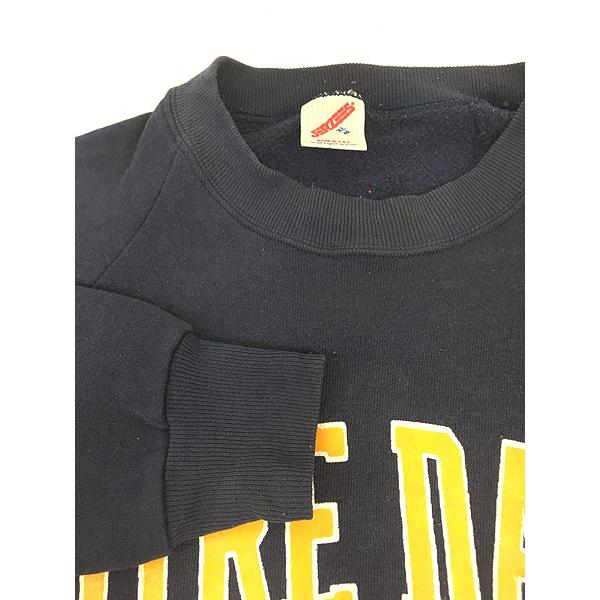 古着 80s USA製 Notre Dame Fighting Irish ファイティング アイ 