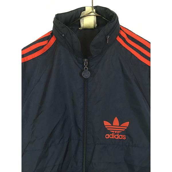 古着 80s adidas 3ライン BIG トレフォイル 2way ナイロン