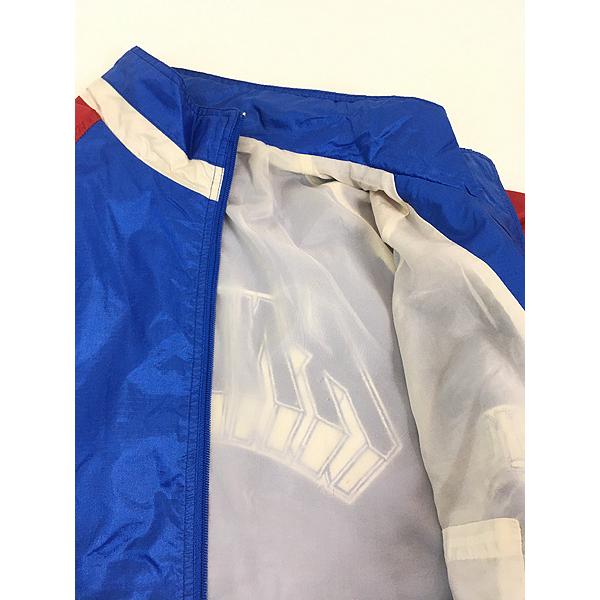 古着 90s NBA New York Knicks クレイジー ナイロン ジャケット L
