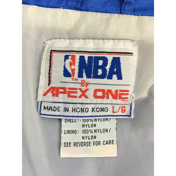 古着 90s NBA New York Knicks クレイジー ナイロン ジャケット L