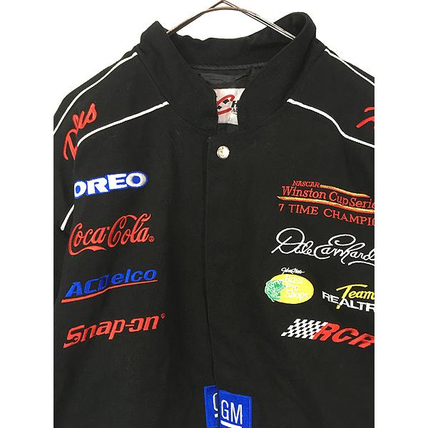 古着 90s CHASE 「GM Goodwrench Service」 企業 刺しゅう レーシング 