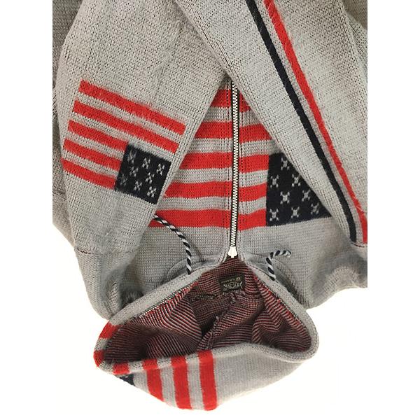 古着 90s エクアドル製 USA 星条旗 フラッグ パターン フランネル