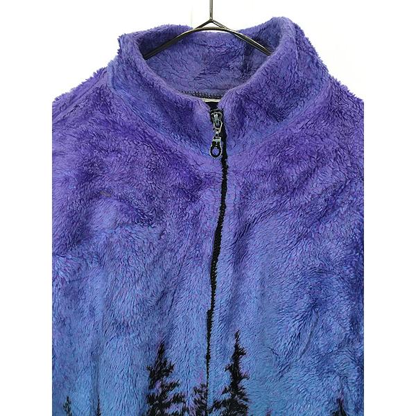 古着 90s USA製 BLACK MOUNTAIN 馬 ホース アニマル フリース