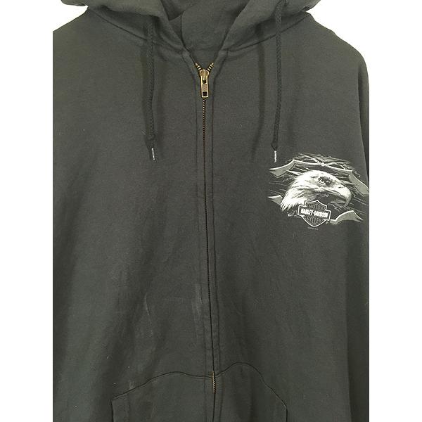 【希少】00s HARLEY-DAVIDSON SWEAT パーカー 古着 00s HARLEY DAVIDSON バー&シールド イーグル スウェット