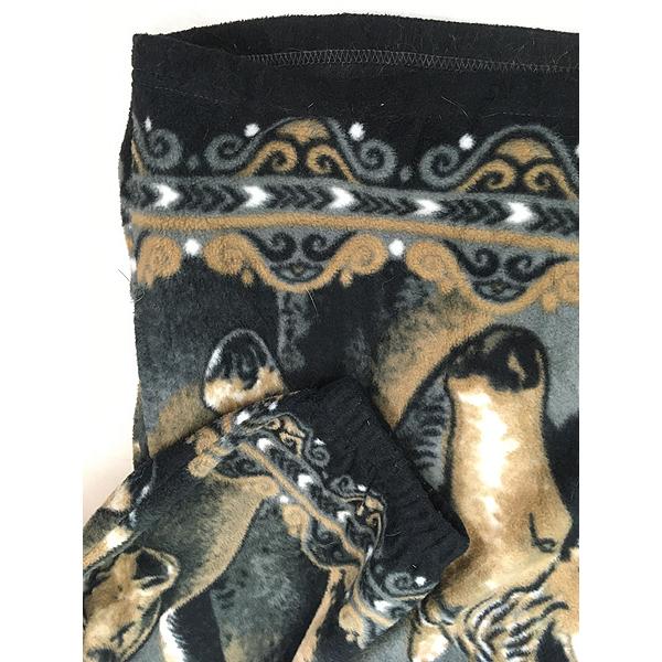 古着 90s MAZMANIA 馬 ホース アニマル フリース ジャケット XL : 古着