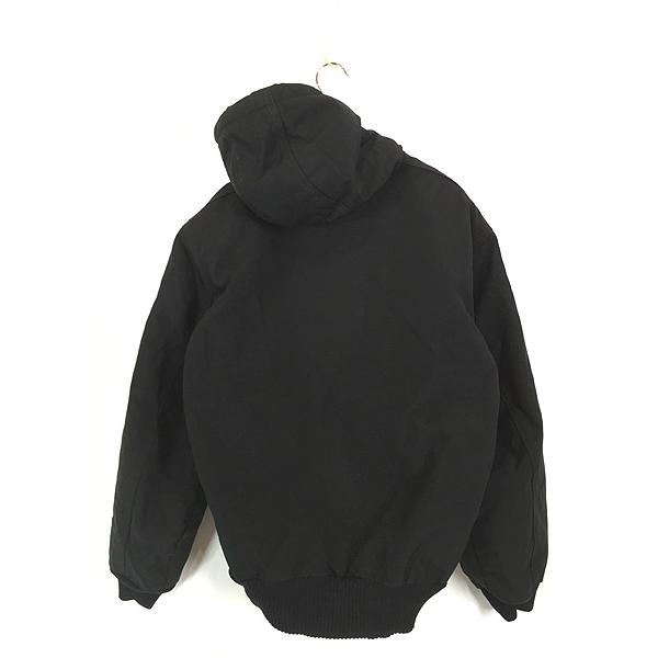 古着 90s Carhartt ブラック ナイロン ダック パデット アクティブ