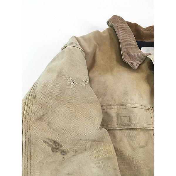 古着 90s USA製 Carhartt ブラウン ダック パデット トラディショナル コート 54 古着 古着 90s USA製 Carhartt ブラウン ダック パデット トラディショナル