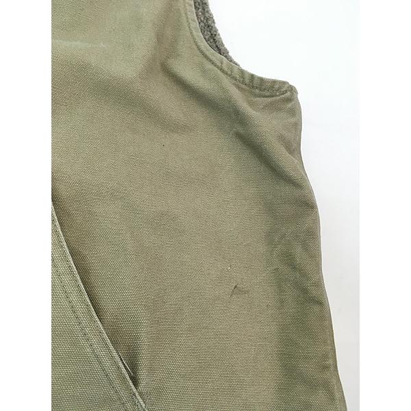 古着 Carhartt 裏ボア ベージュ ダック ハイネック ベスト XL : 古着屋