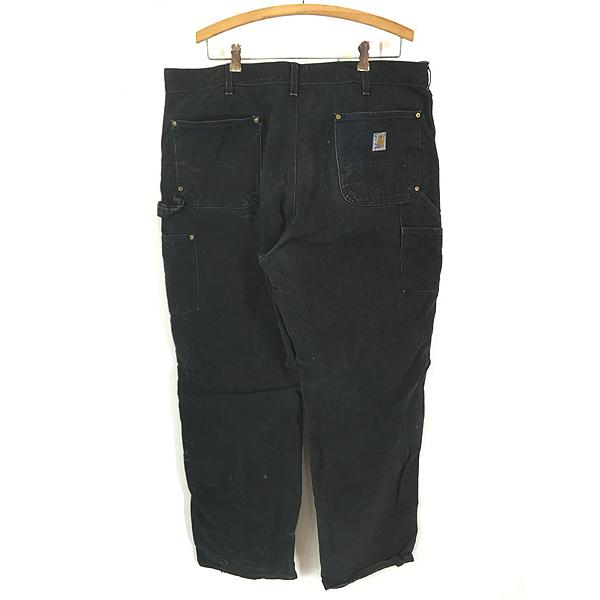 古着 90s USA製 Carhartt ブラック ダック Wニー クラッシュ  