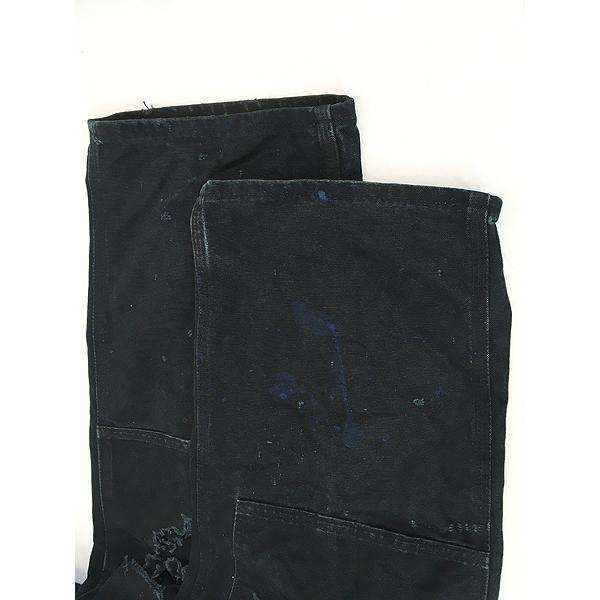 古着 90s USA製 Carhartt ブラック ダック Wニー クラッシュ