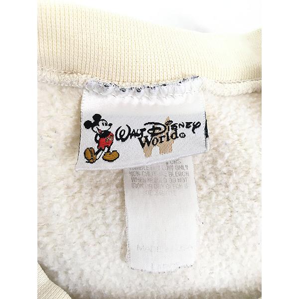 古着 90s USA製 Disney おすわり ミッキー スウェット