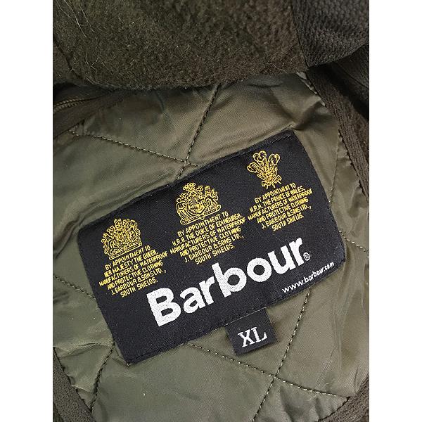Barbour バブアー リバーシブルベスト キルティング フリース 古着 L 古着 Barbour 「Polarquilt Waistcoat Zip-in Liner