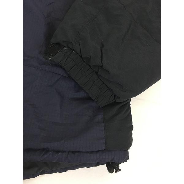 古着 90s TNF The North Face 黒×紫 バイカラー 2way パデット