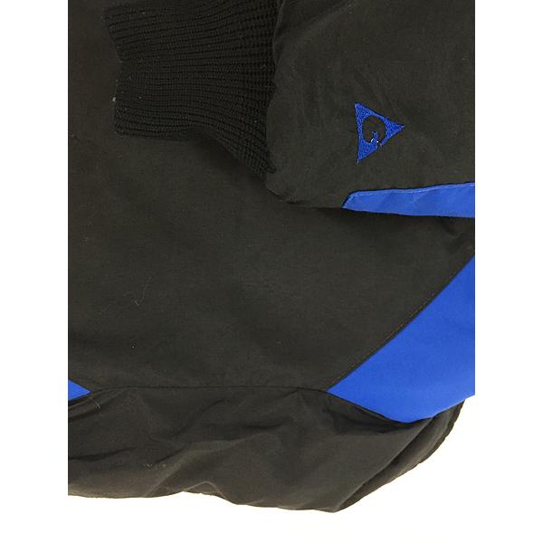 古着 90s GERRY 黒×青 バイカラー ハイネック パデット ジャケット L位