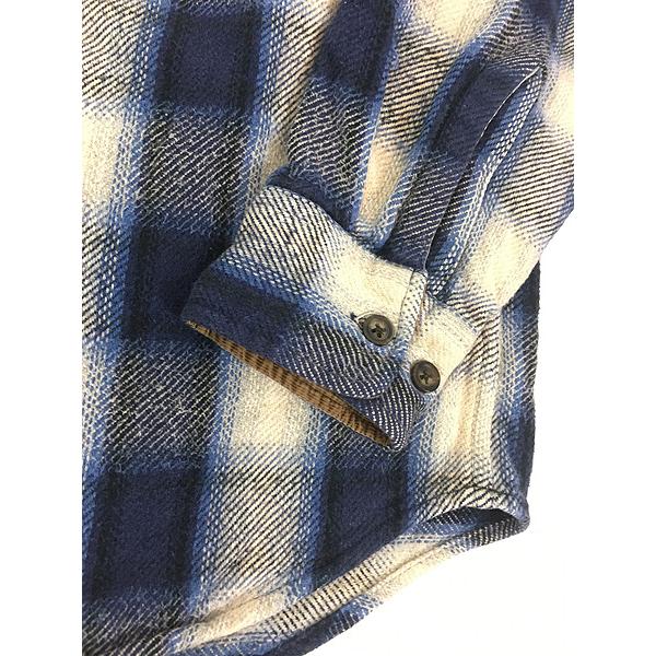 古着 00s St John's Bay ブルー オンブレ シャドー チェック 古着 00s St John's Bay ブルー オンブレ シャドー チェック