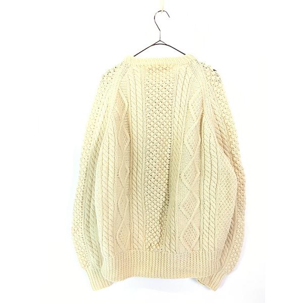 古着 70s Ireland製 glenainn ポップコーン アラン フィッシャーマン