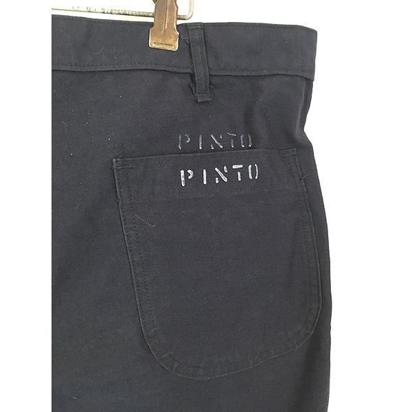 古着 70s 米軍 US NAVY 「Utility Dark Blue」 ミリタリー ステンシル