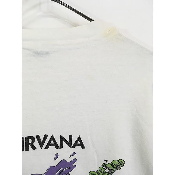 古着 80s USA製 Squeezit 「NIRVANA」 パロディ カラフル ドリンク 企業 ポップ アート Tシャツ XL 古着 古着 80s USA製 Squeezit 「NIRVANA」 パロディ カラフル ドリンク