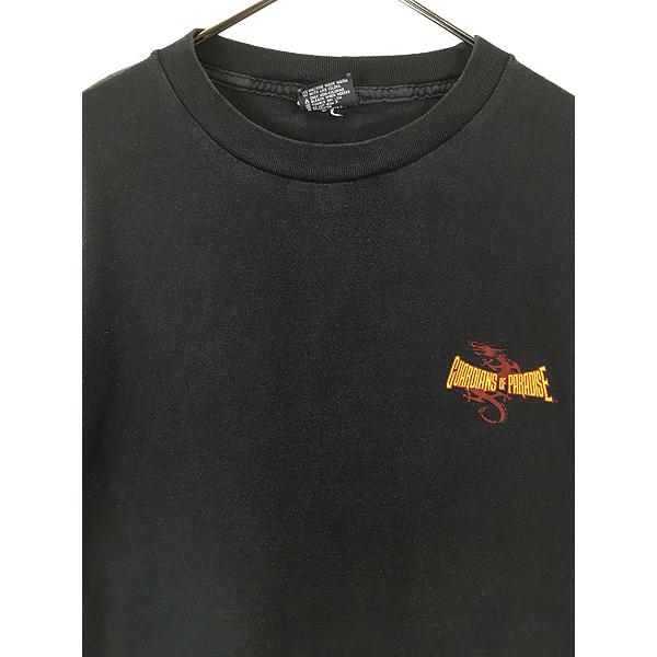 古着 00s ODM GUARDIANS OF PARADISE ドラゴン アート Tシャツ XL 