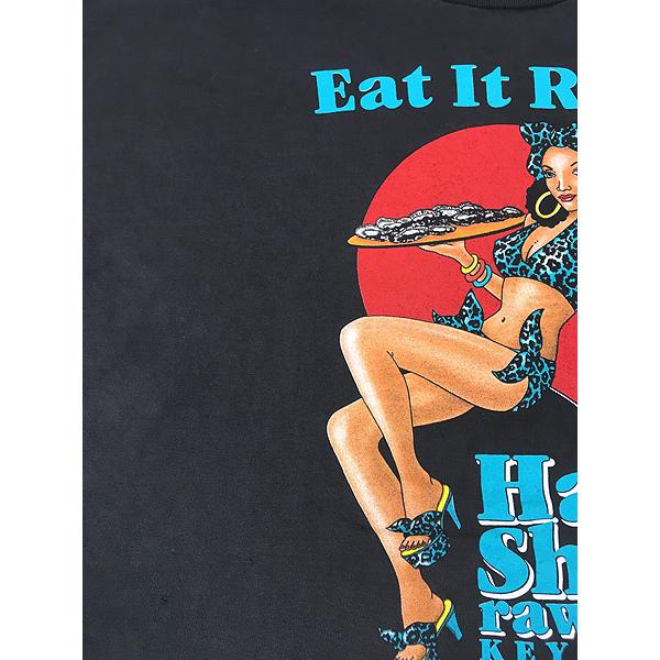 古着 90s Half Shell raw bar レストラン バー 水着 美女 Tシャツ XL 