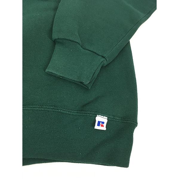 古着 90s USA製 Russell 無地 ソリッド 前V セットイン スウェット