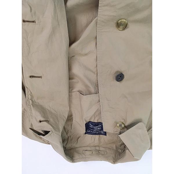 古着 80s 英国製 Burberrys ライトオンス コットン 比翼 ステンカラー