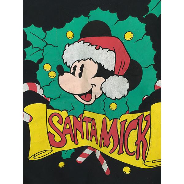 古着 90s Disney ミッキー サンタ クリスマス コスチューム スウェット