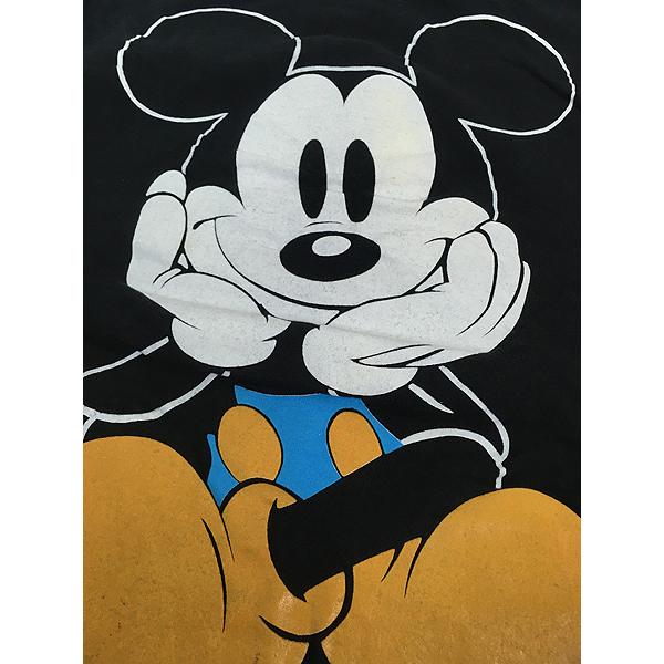 古着 90s USA製 Disney 青パン おすわり ミッキー 両面 BIG 古着 90s USA製 Disney 青パン おすわり ミッキー 両面 BIG